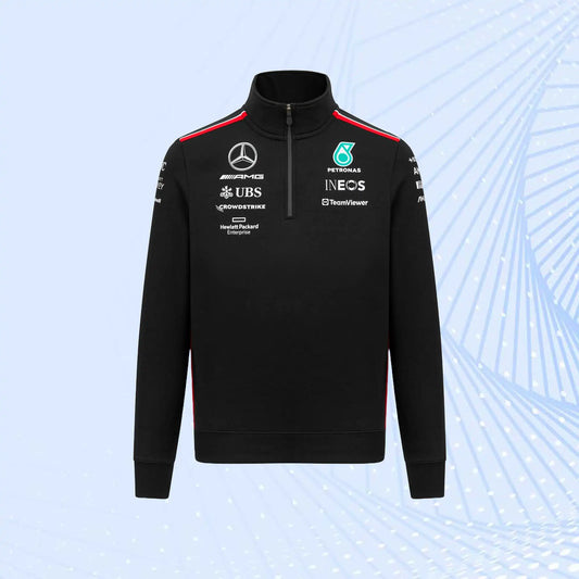 2023 Mercedes AMG Petronas Formula 1 Team 1/4 Zip Sweat