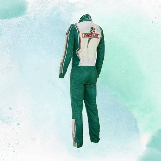 Tony Kart Overall Go Kart Driver Sublimation Printed Replica Racing Suit