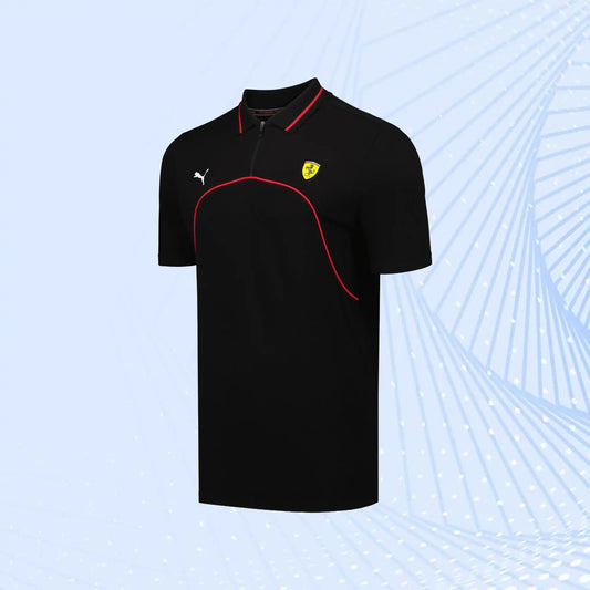 Scuderia Ferrari Race Polo by Puma- Black