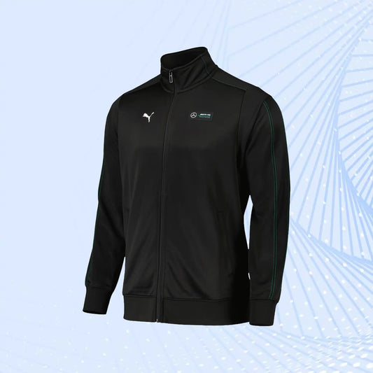 Mercedes AMG Petronas F1 Team MT7 Track Jacket by Puma - Black