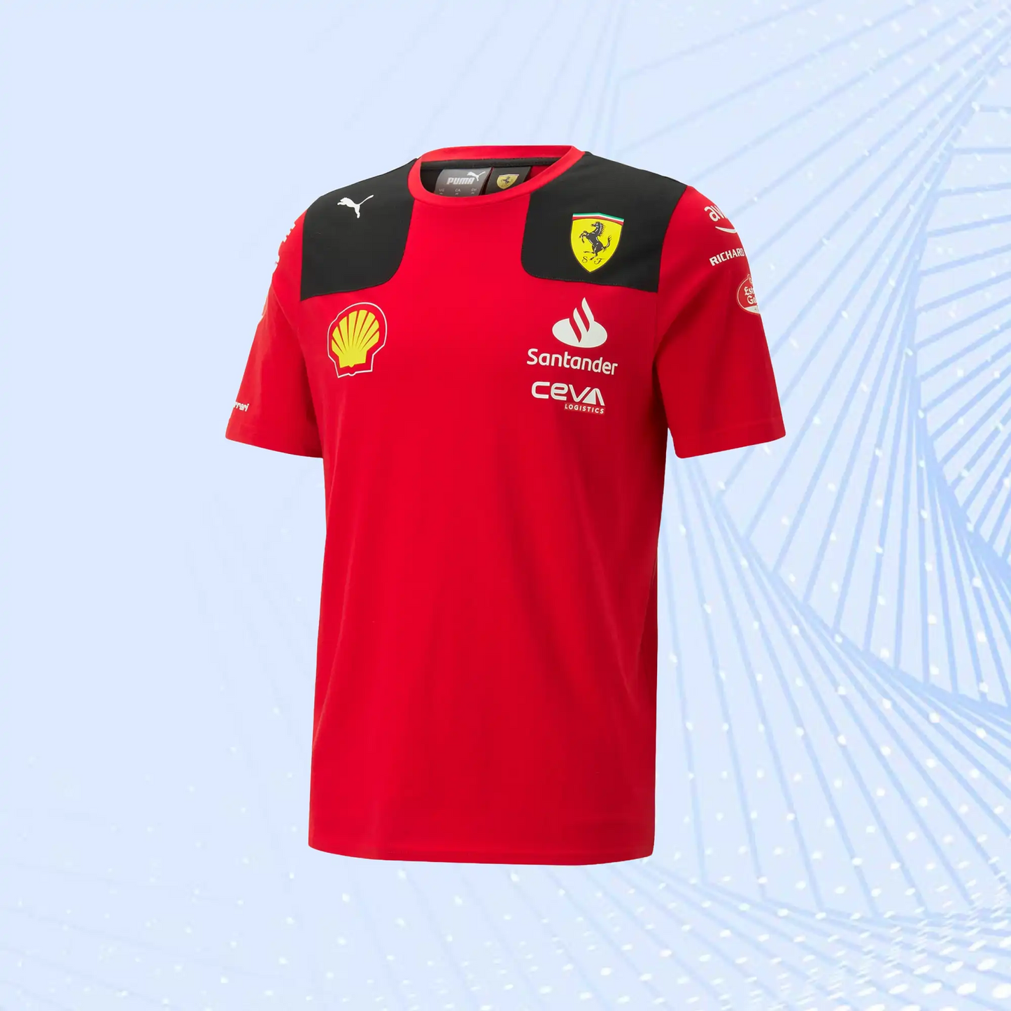 Carlos Sainz 2023 Scuderia Ferrari F1 Team T-Shirt