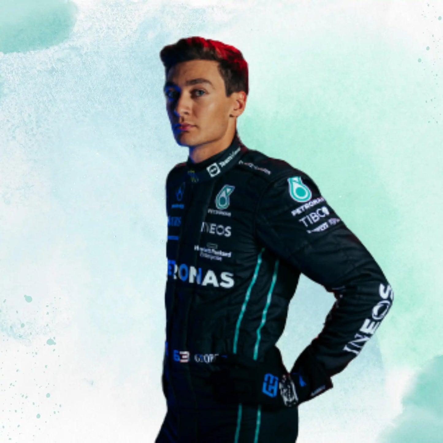 New 2022 George Russell Replica Race Suit Mercedes AMG Petronas F1