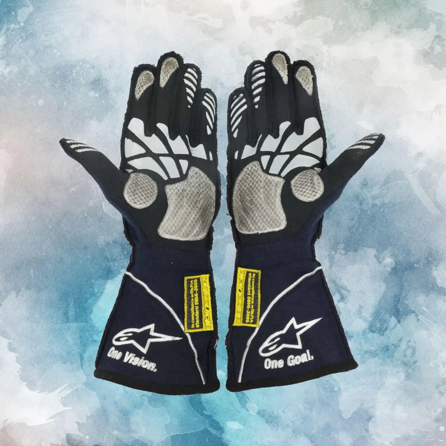2015 Daniel Ricciardo Red Bull Racing F1 Gloves / Red Bull Racing F1 Replica Race Gloves