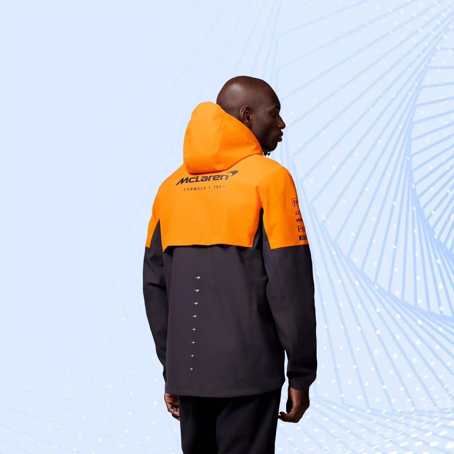 McLaren 2024 Official Teamwear Lightweight Rain Jacket Formula 1