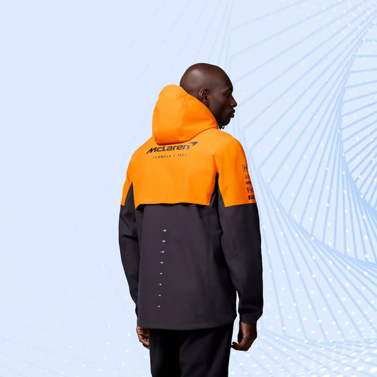 McLaren 2024 Official Teamwear Lightweight Rain Jacket Formula 1