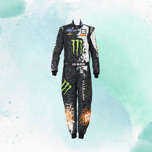 2012 Ken Block Monster Energy Sublimation Printed Go Kart Racing Suit
