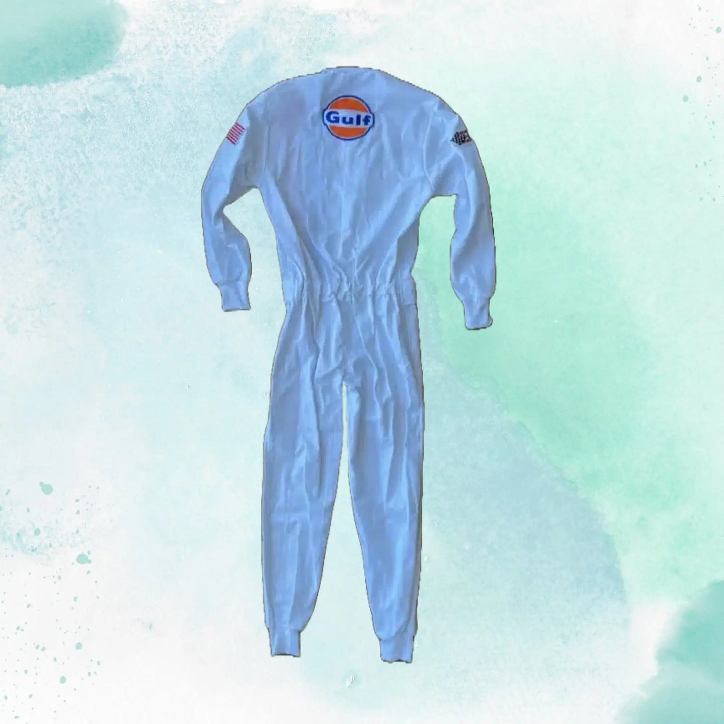 Michael Delaney Steve McQueen Le Mans 1971 Embroidery / Patch Replica Race Suit