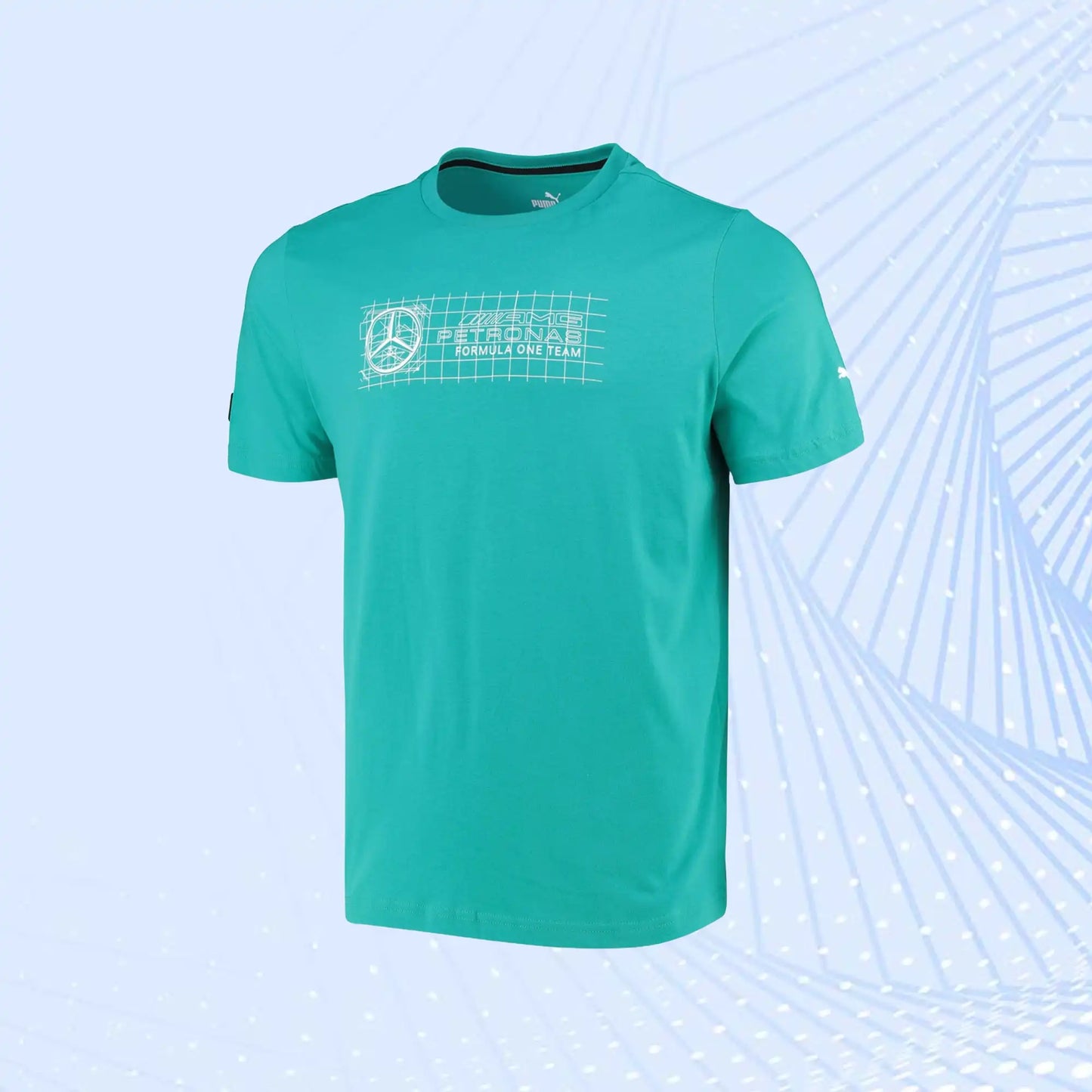 F1 Logo Mercedes AMG Petronas T-Shirt + by Puma - Spectra Green
