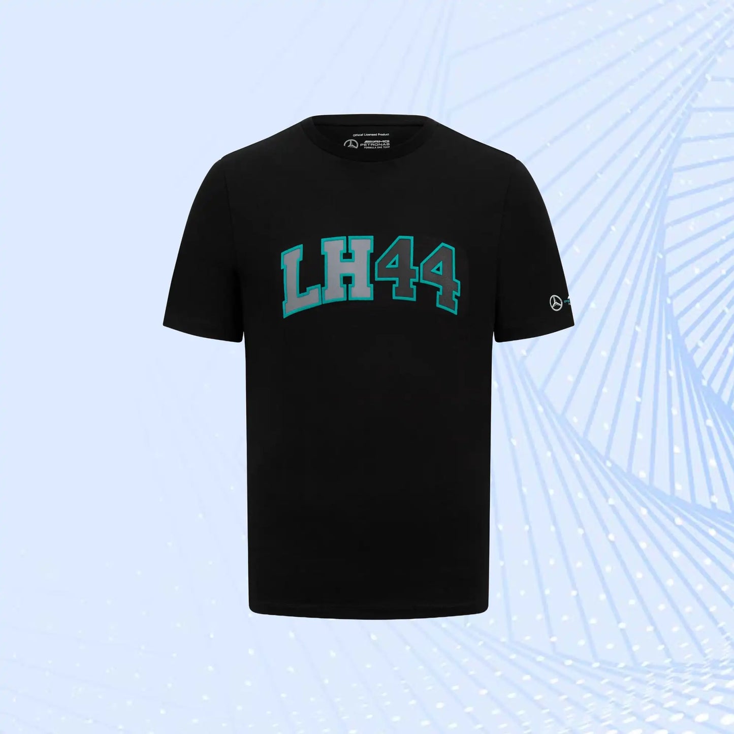 F1 Lewis Hamilton 44 Mercedes AMG Petronas T-Shirt - Black