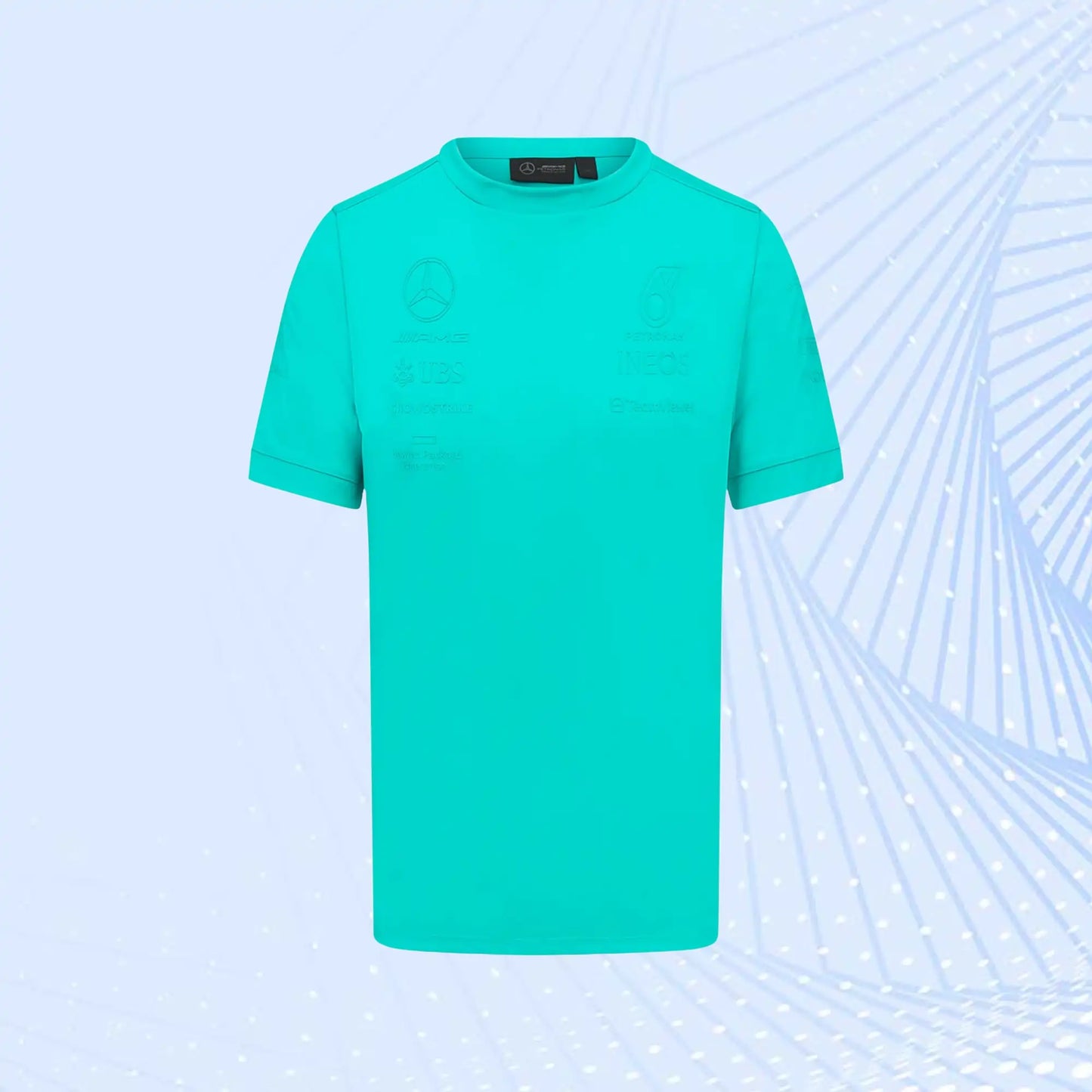 Mercedes AMG Petronas F1 2023 Team Stealth T-Shirt - Green