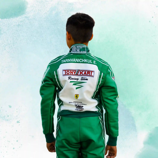 2022 Tony Kart Sublimation Printed Overall Go Kart Driver Replica Racing Suit