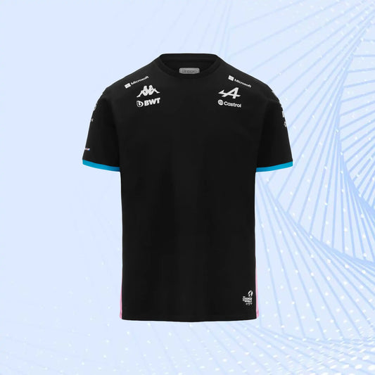 New 2024 Alpine F1 Team T-Shirt - Black