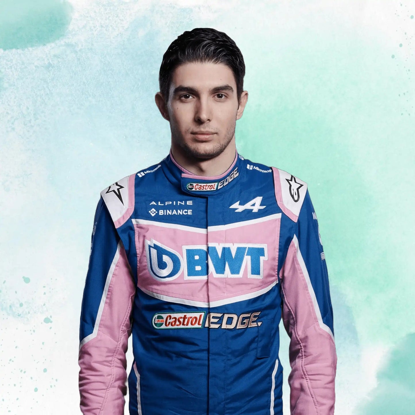 Esteban Ocon 2022 BWT Team Alpine Replica Racing Suit F1 Team