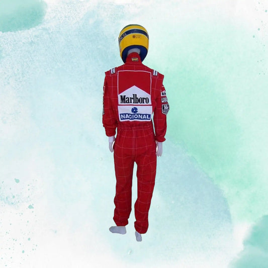 1991 Ayrton Senna Mclaren F1 Embroidery / Patch Replica Race Suit