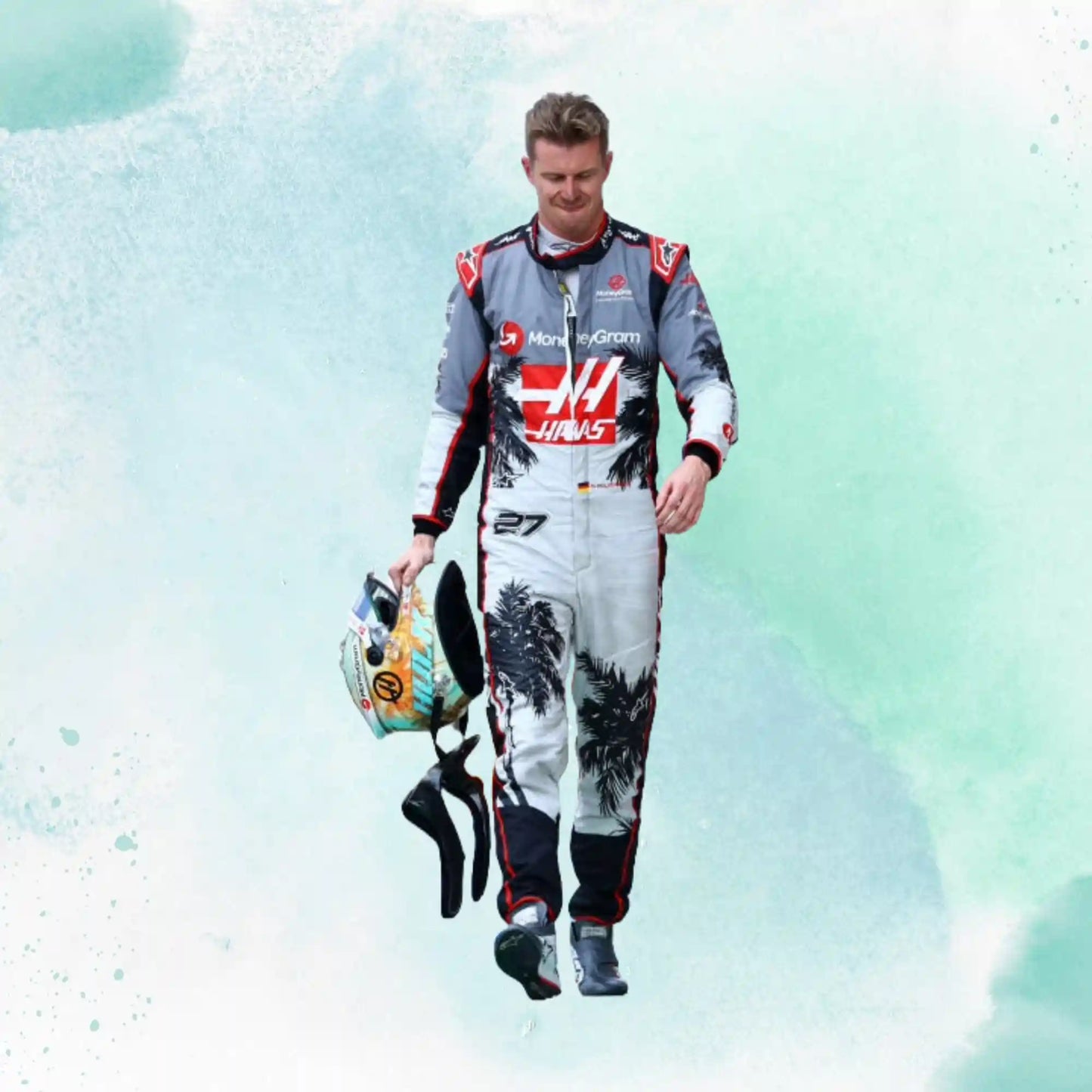 Nico Hülkenberg New 2023 Miami Grand Prix Haas F1 Team Weekend Replica Racing Suit