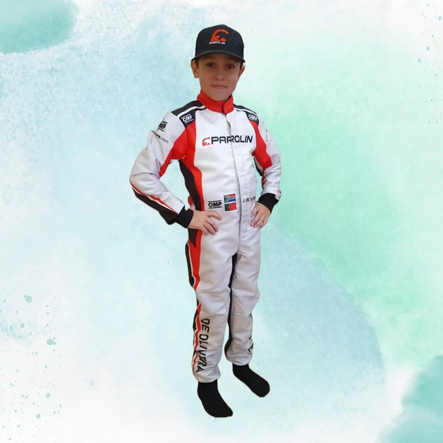 New Parolin MotorSports OMP Replica Kart Suit