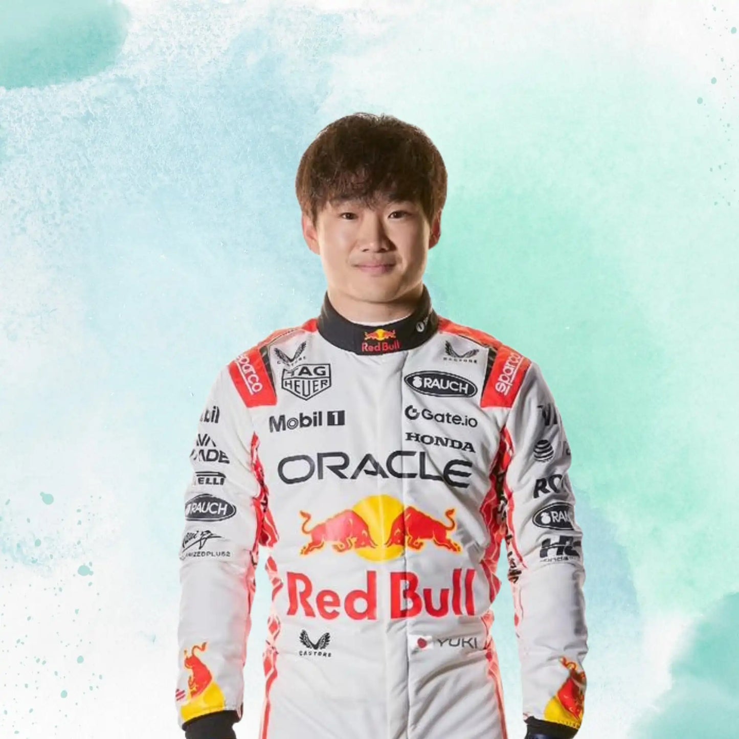 New 2025 Yuki Tsunoda Japanese Grand Prix Red Bull F1 Team Replica Race Suit