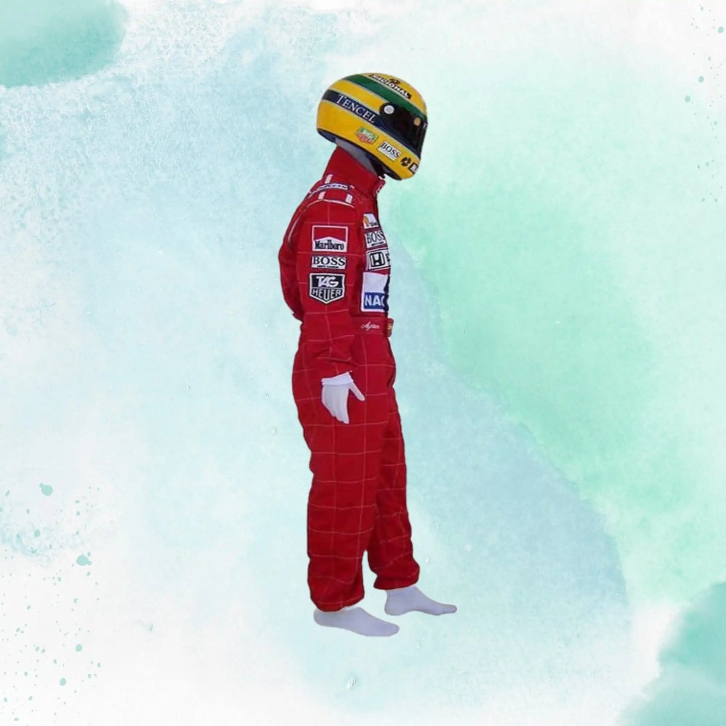 1991 Ayrton Senna Mclaren F1 Embroidery / Patch Replica Race Suit