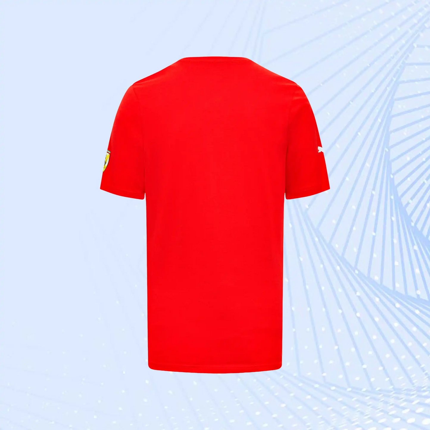 Charles Leclerc F1 Team Scuderia Ferrari Puma Driver T-Shirt - Red