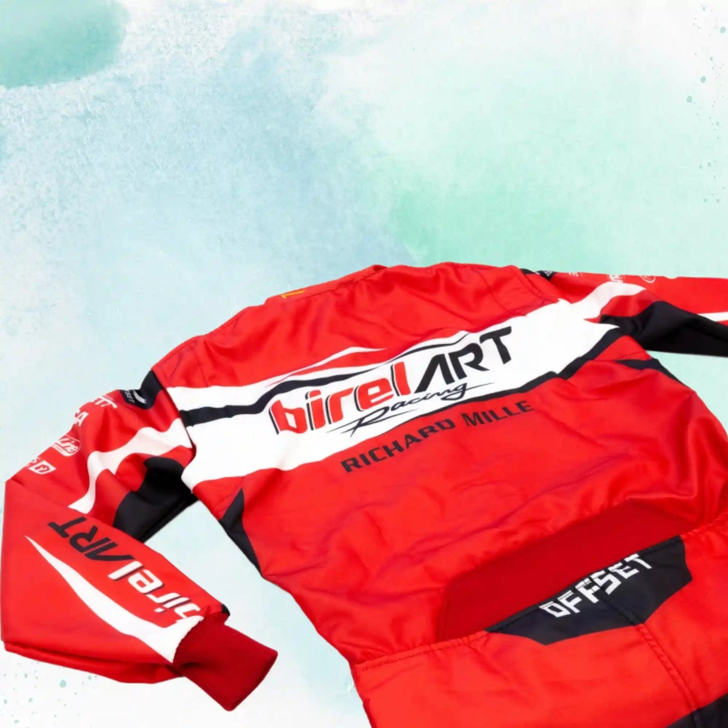 New 2023 Birel ART Go Kart Overall Replica Racing Suit Sublimation Printed