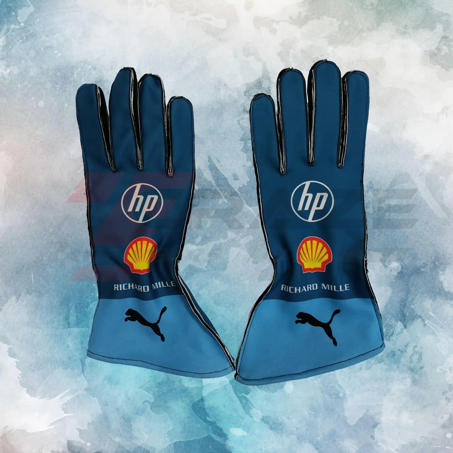 Ferrari Hp 2024 Miami GP Replica Gloves / Ferrari Hp Formula One Racing Replica Gloves