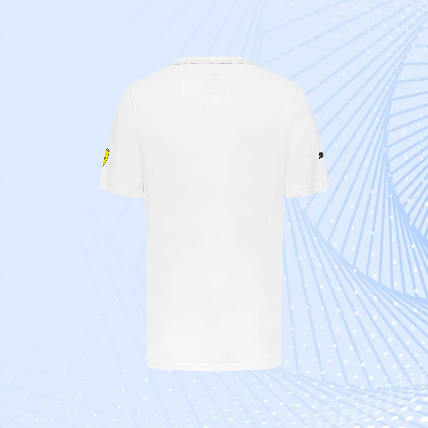 Charles Leclerc F1 Team Scuderia Ferrari Puma Driver T-Shirt - White