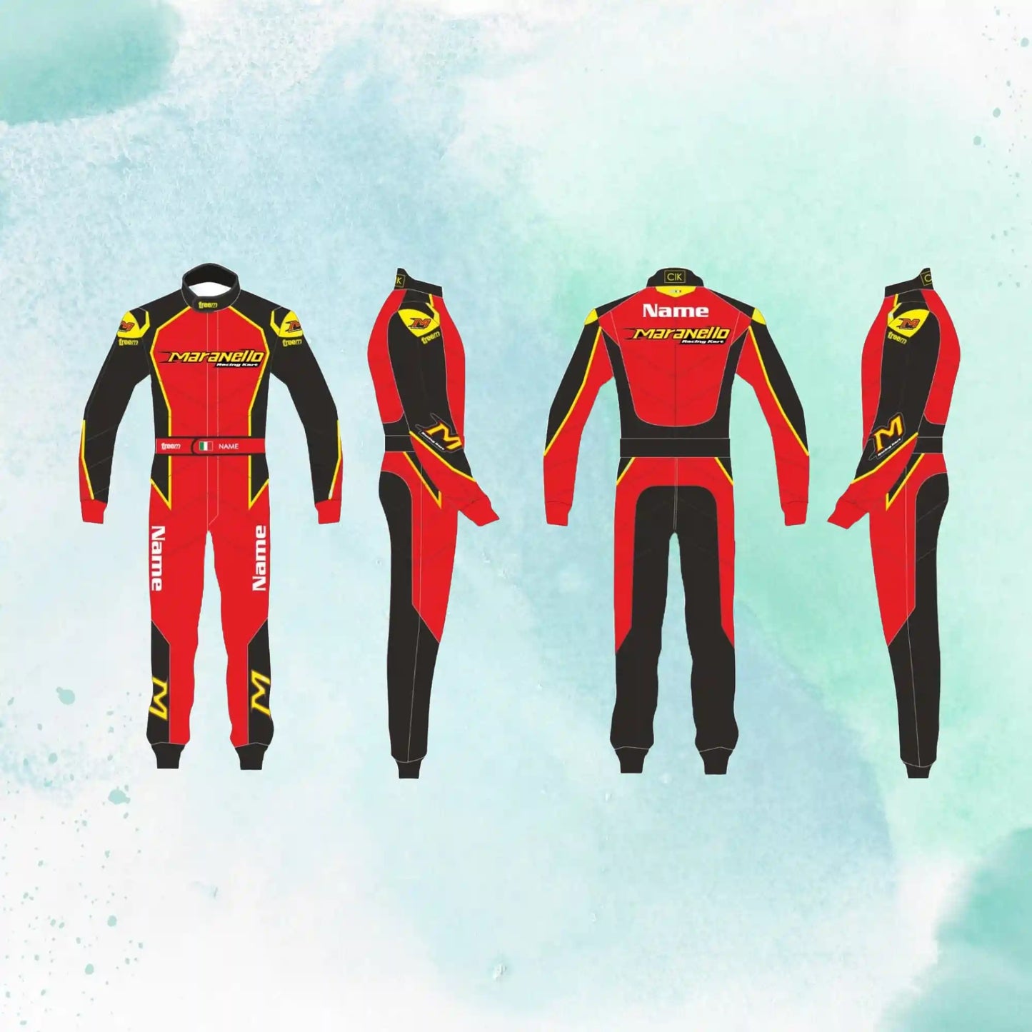 Maranello 2020 Overall Go Kart Replica Racing Sublimation Printed Suit