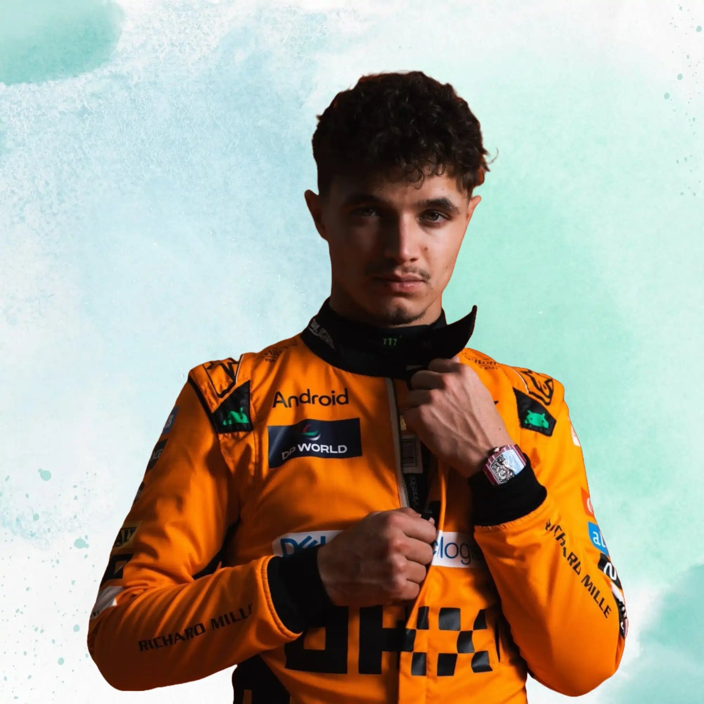 2024 New Lando Norris McLaren F1 Team Replica Racing Suit