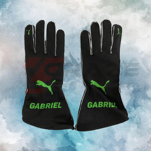 2025 New Kick Sauber F1 Racing Team Gloves / New Gabriel Bortoleto Kick Sauber Formula One Racing Gloves