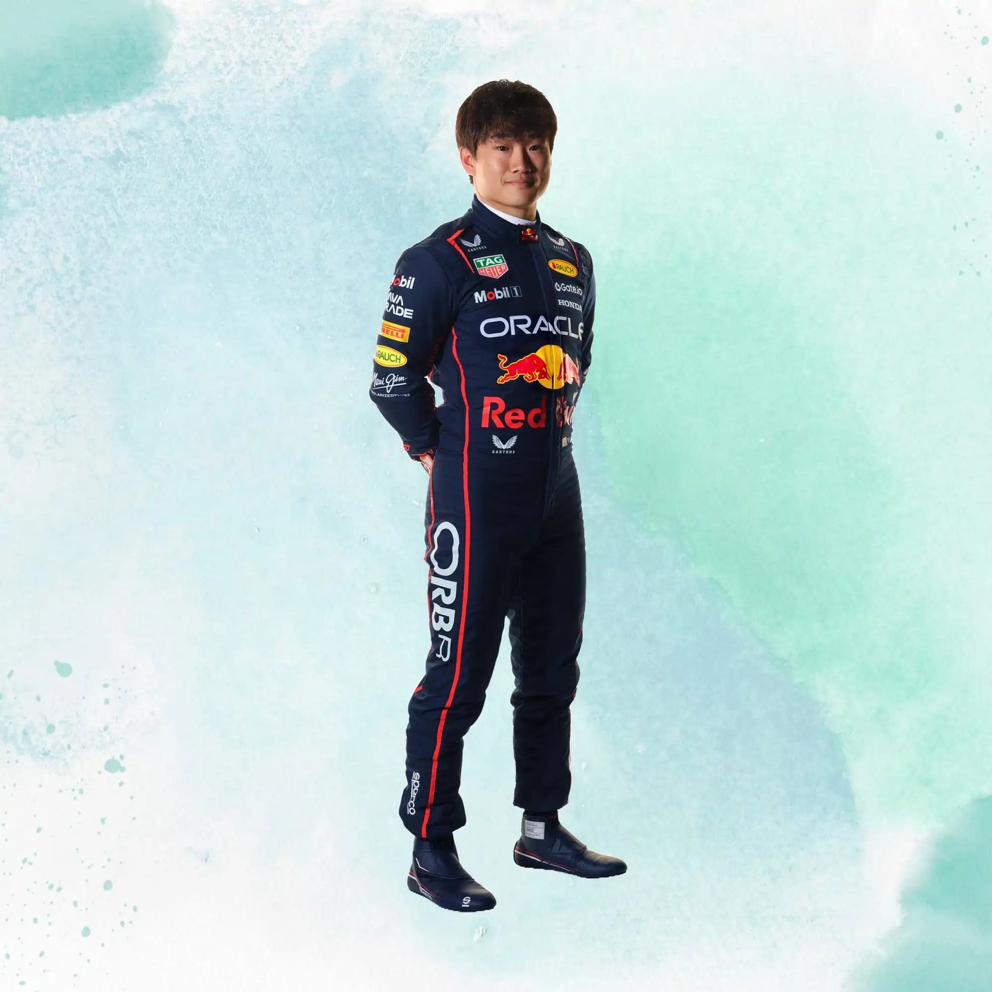 New 2025 Yuki Tsunoda Red Bull Formula One Team Replica F1 Race Suit