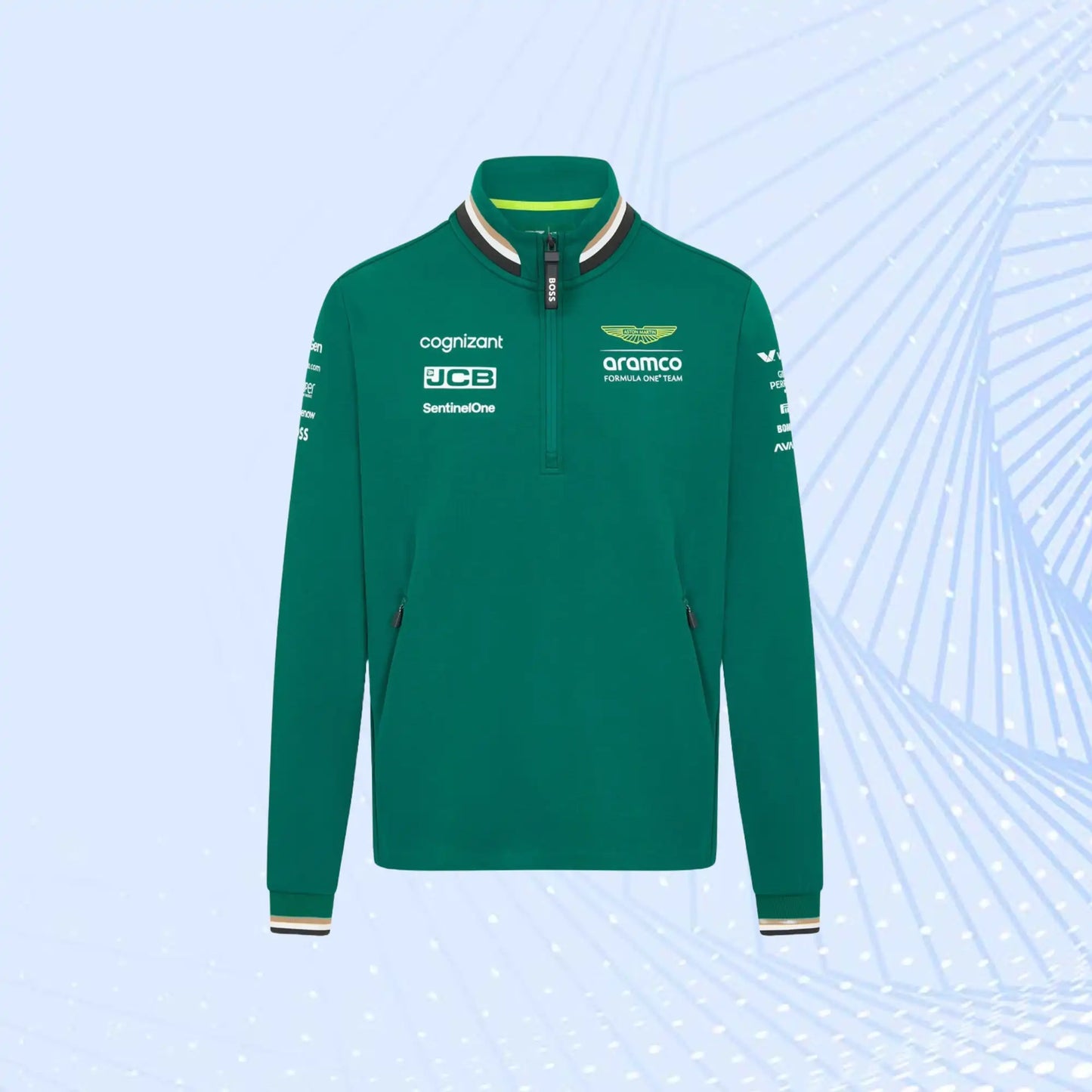 Aston Martin 2024 F1 Team 1/4 Zip Sweater