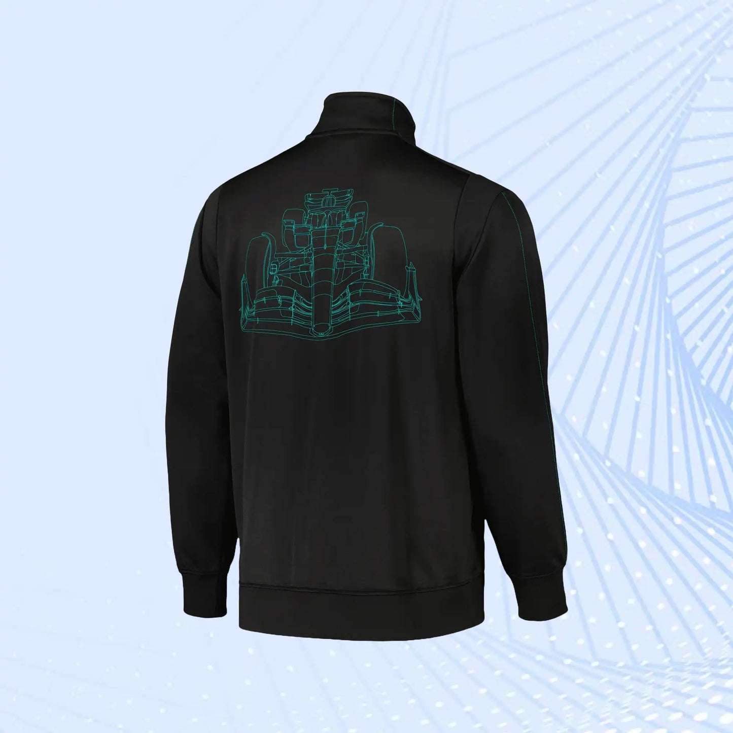 Mercedes AMG Petronas F1 Team MT7 Track Jacket by Puma - Black