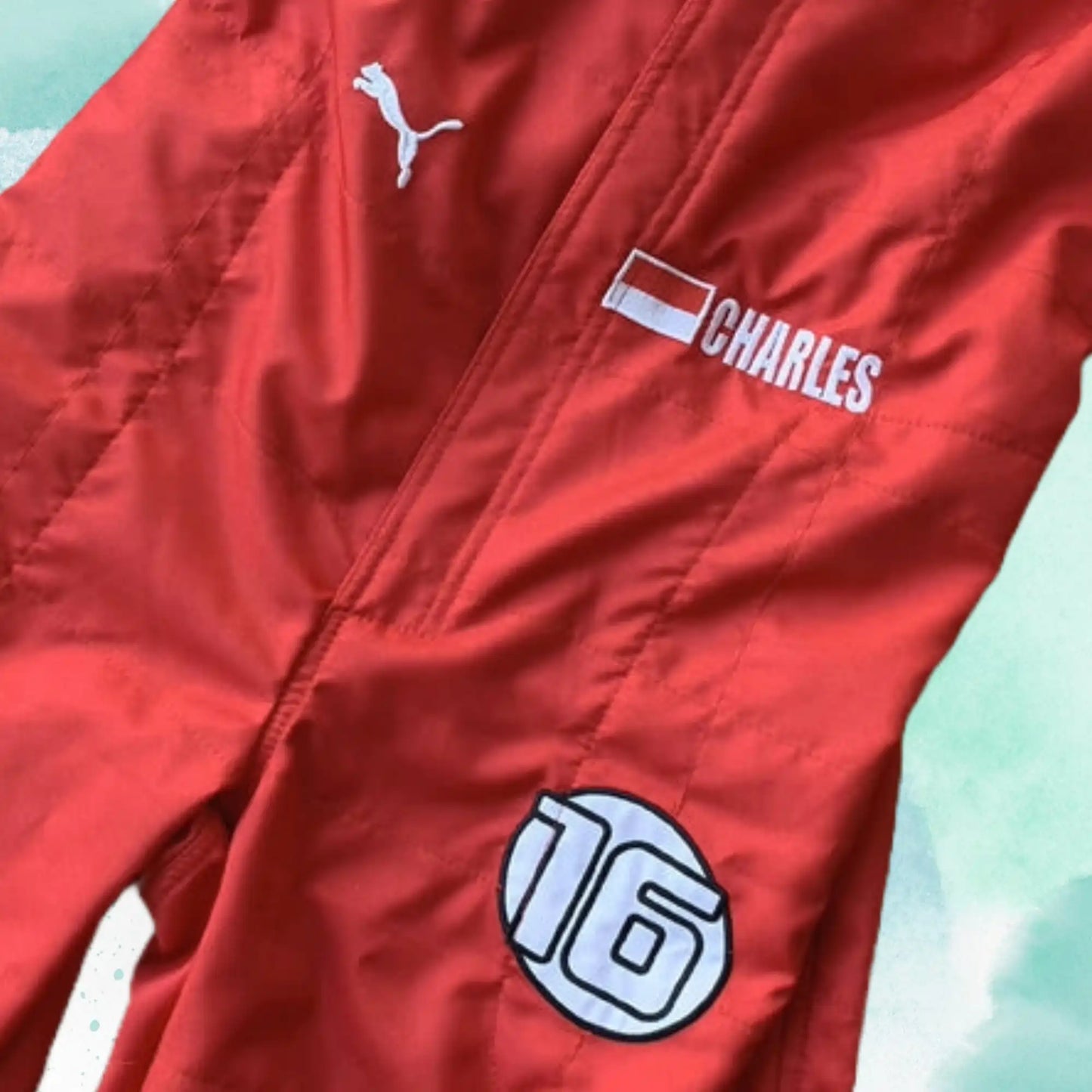 Charles Leclerc 2019 Scuderia Ferrari 90 Years F1 Team Embroidery Replica Race Suit