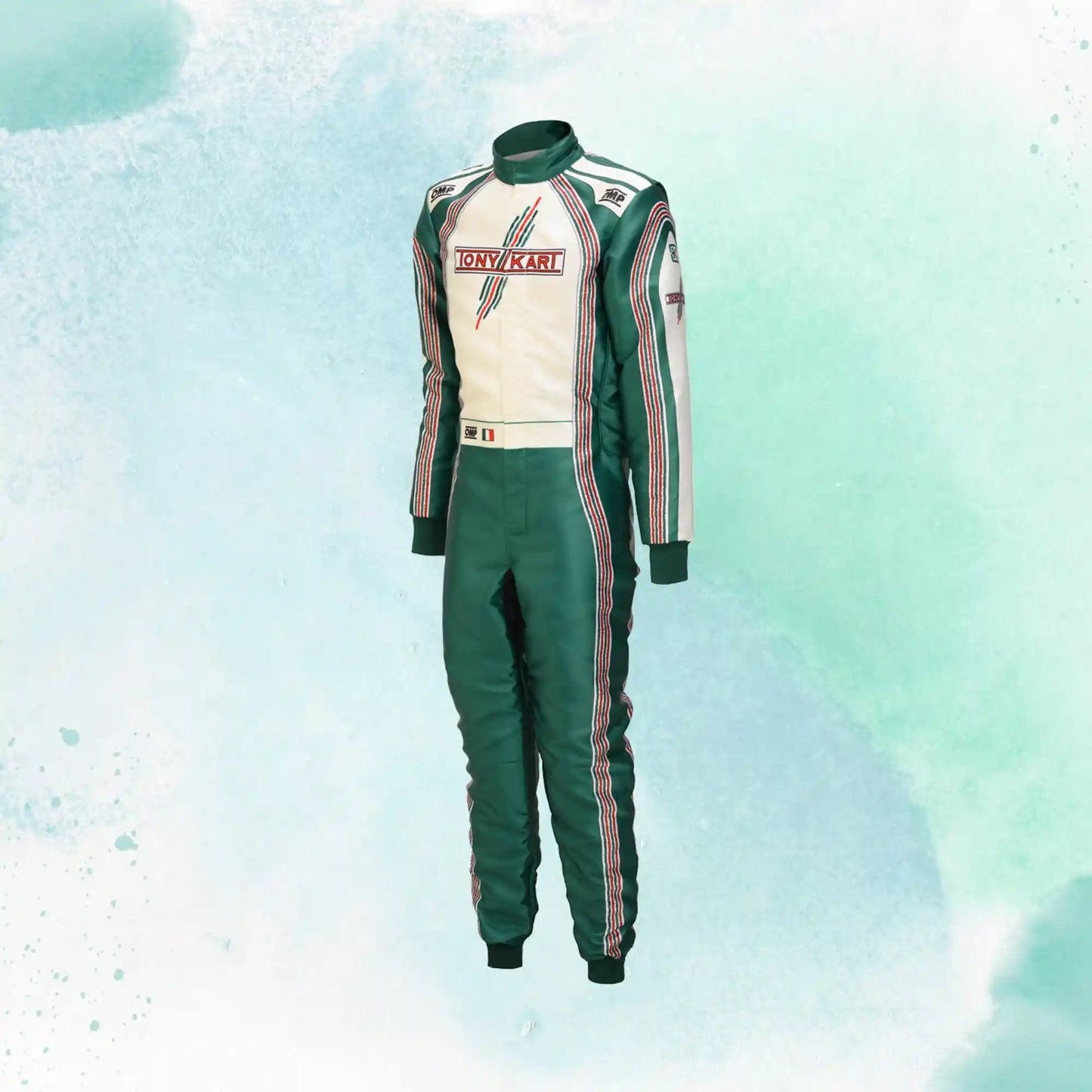 New 2025 Tony Kart Sublimation Printed Overall Replica Go Kart Driver Racing Suit
