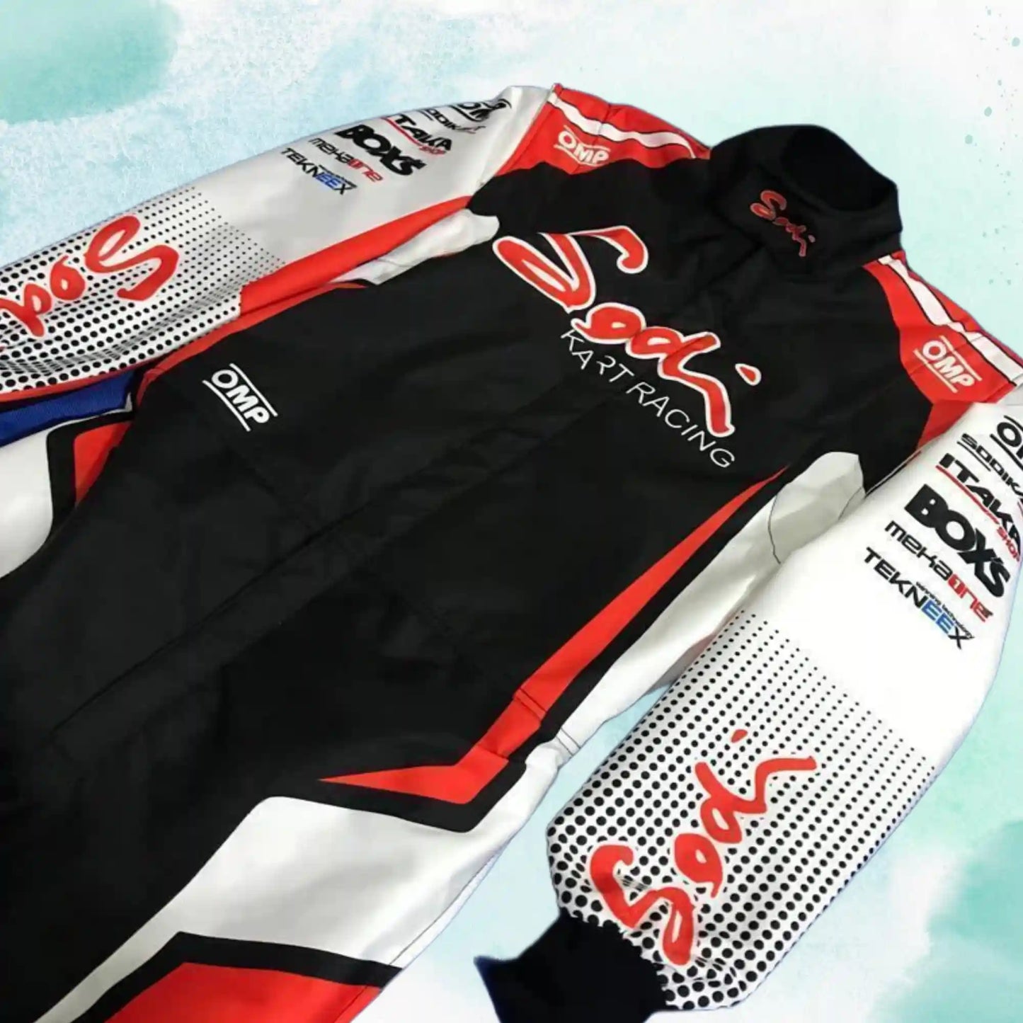 Sodi Kart 2021 OMP Go Kart Replica Racing Suit Sublimation Printed