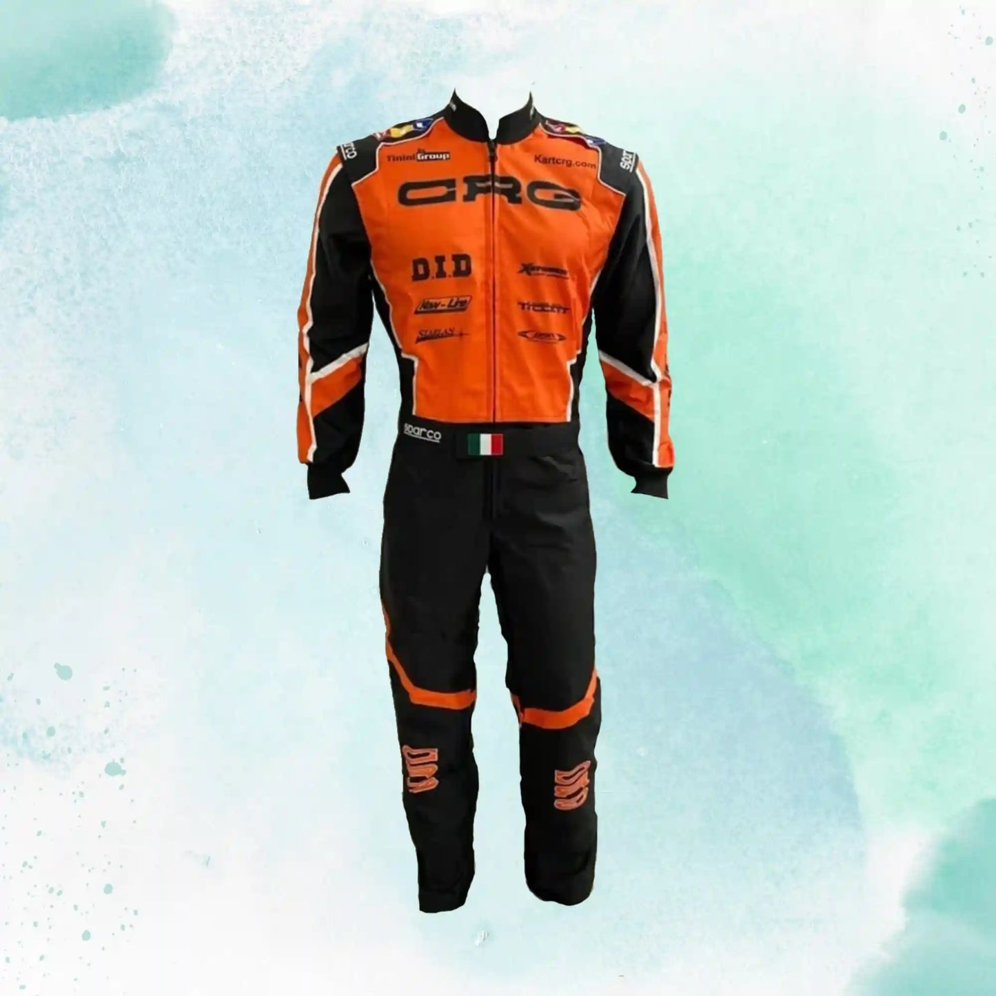 New 2022 CRG Go Kart Overall Sublimation Printed Replica Racing Suit