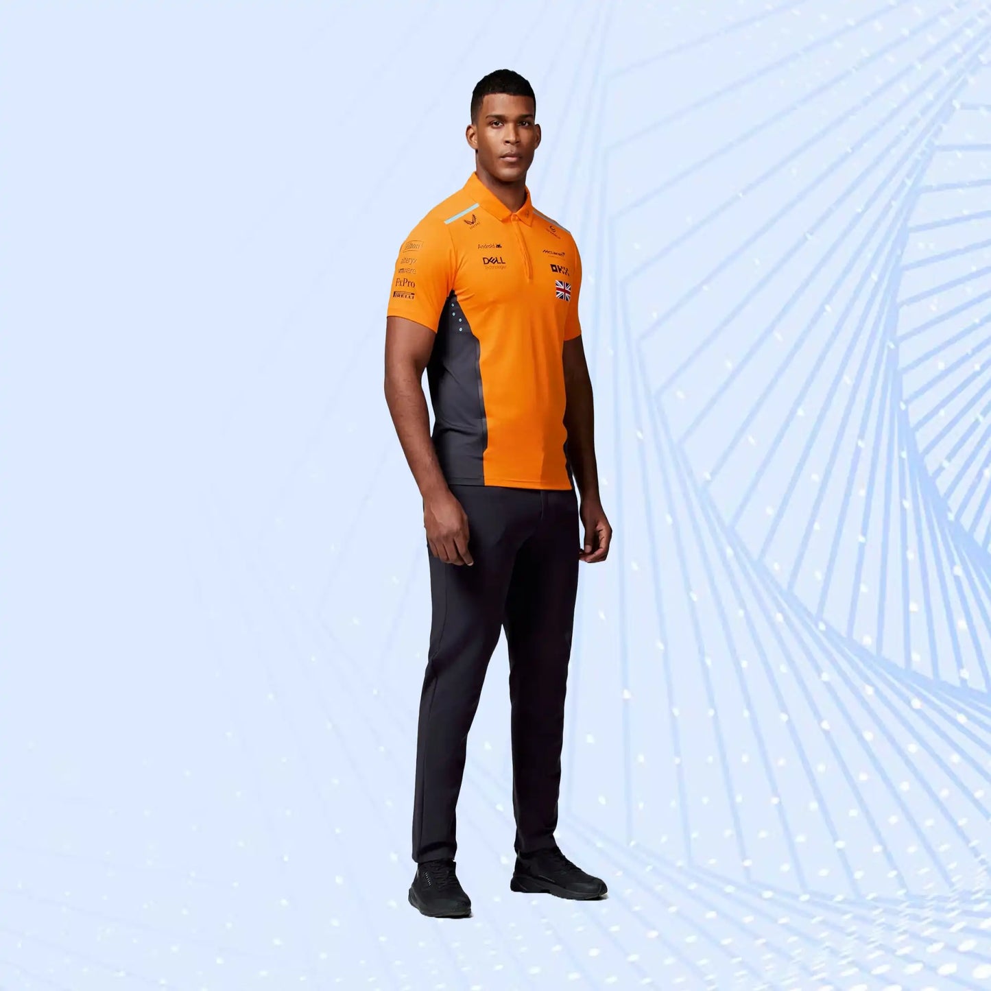 New 2024 Lando Norris McLaren Teamwear Polo Shirt Formula 1