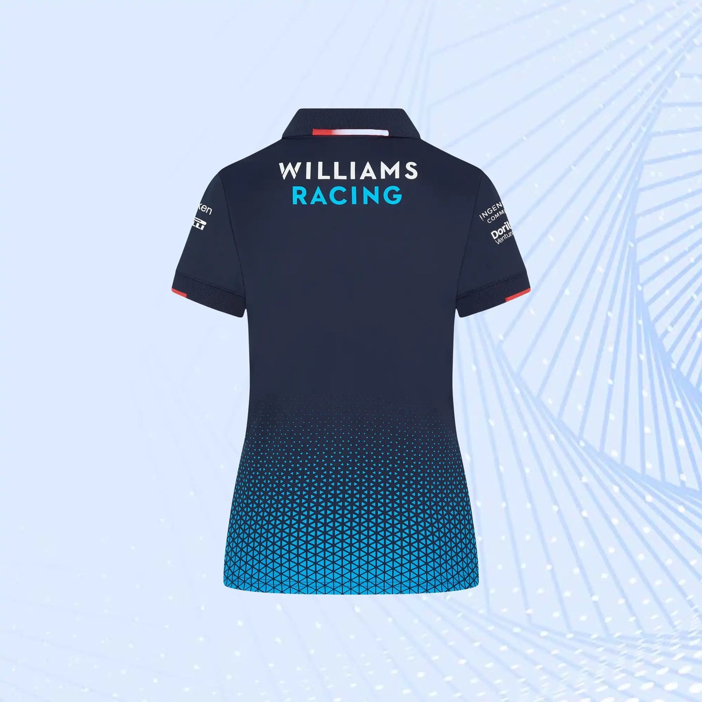 New 2024 F1 Team Williams Racing Team Polo - Navy