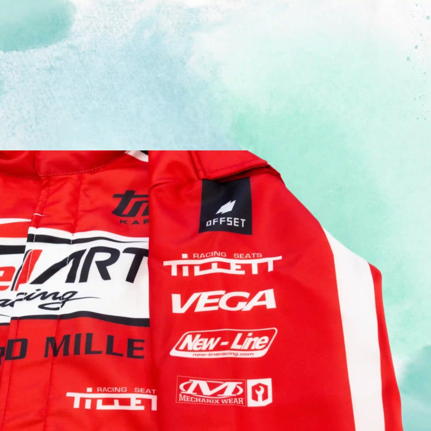 New 2023 Birel ART Go Kart Overall Replica Racing Suit Sublimation Printed