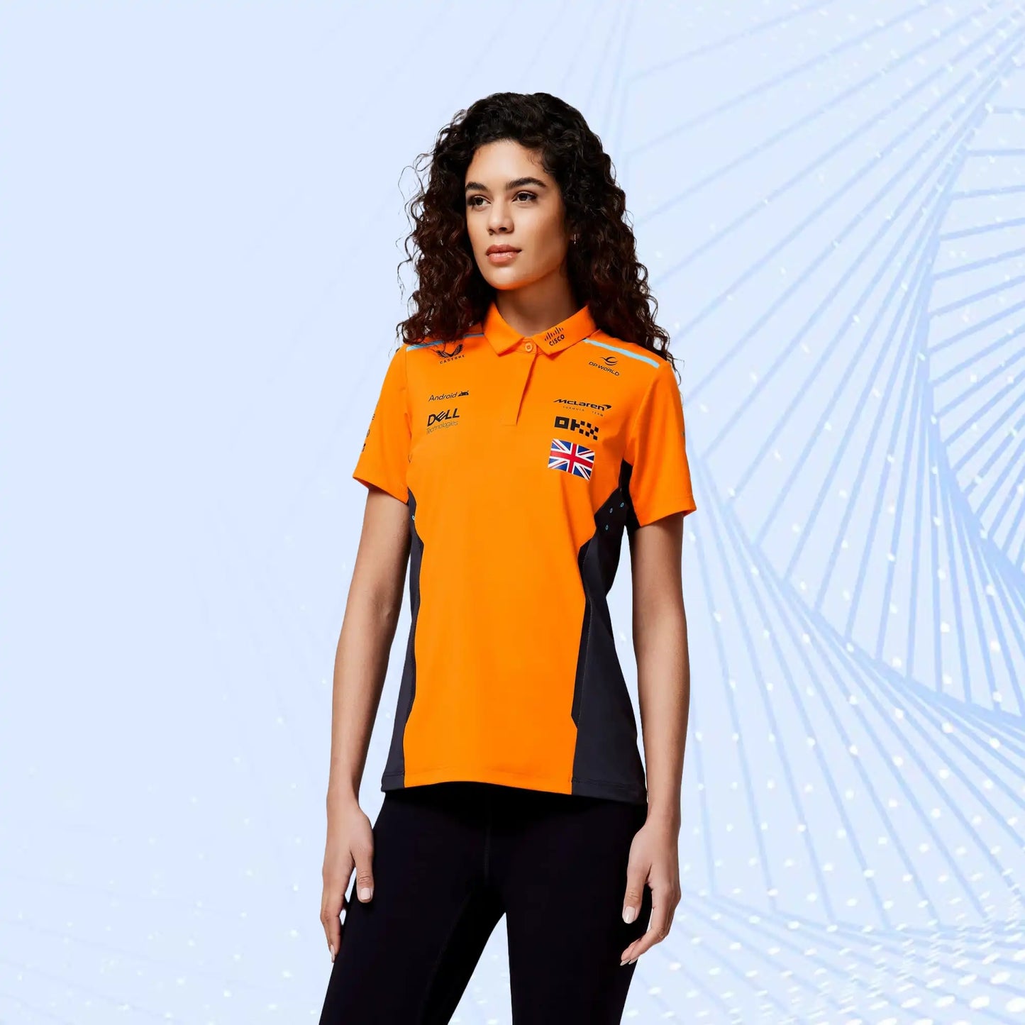 New 2024 Lando Norris McLaren Teamwear Polo Shirt Formula 1