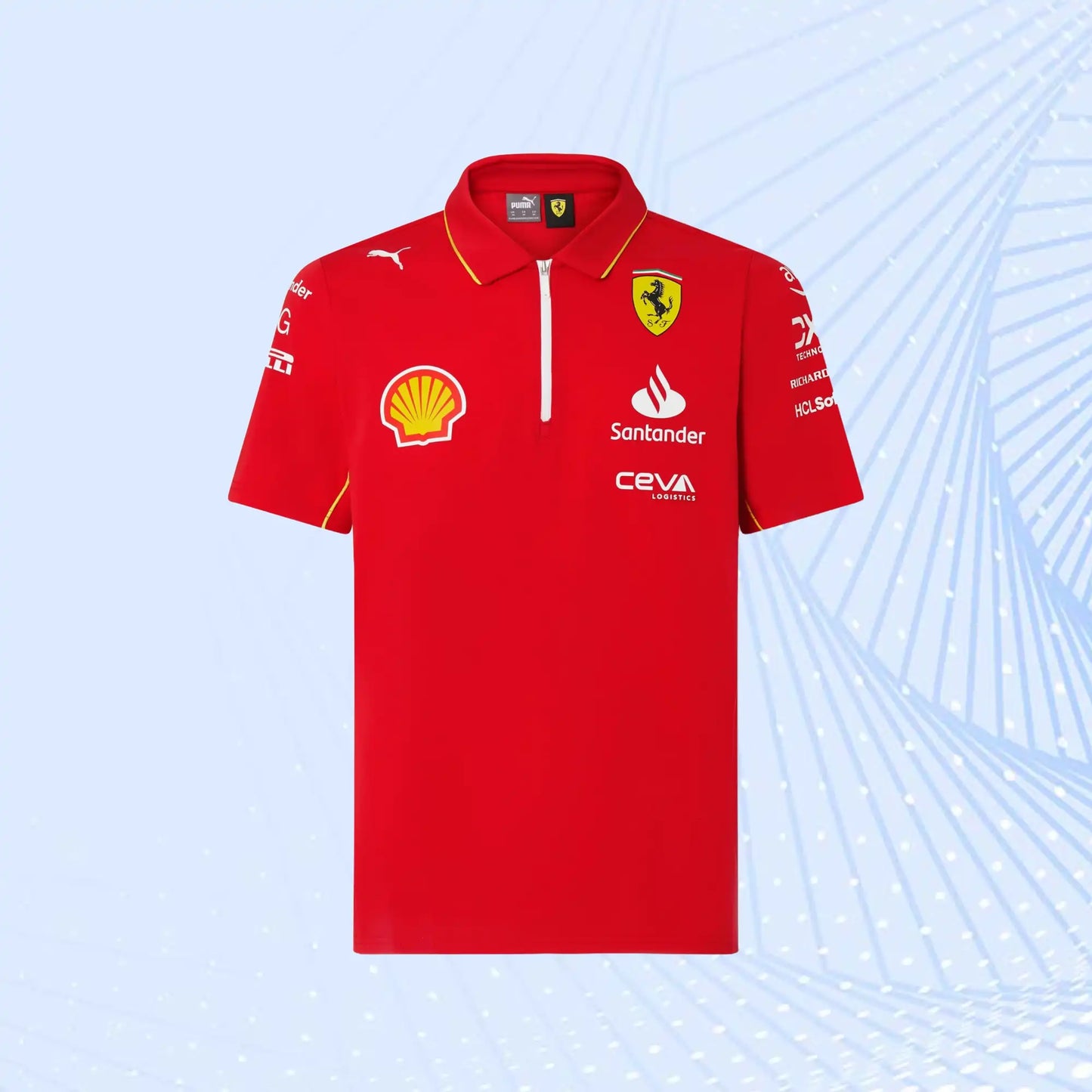 2024 Scuderia Ferrari Team Replica Polo Shirt
