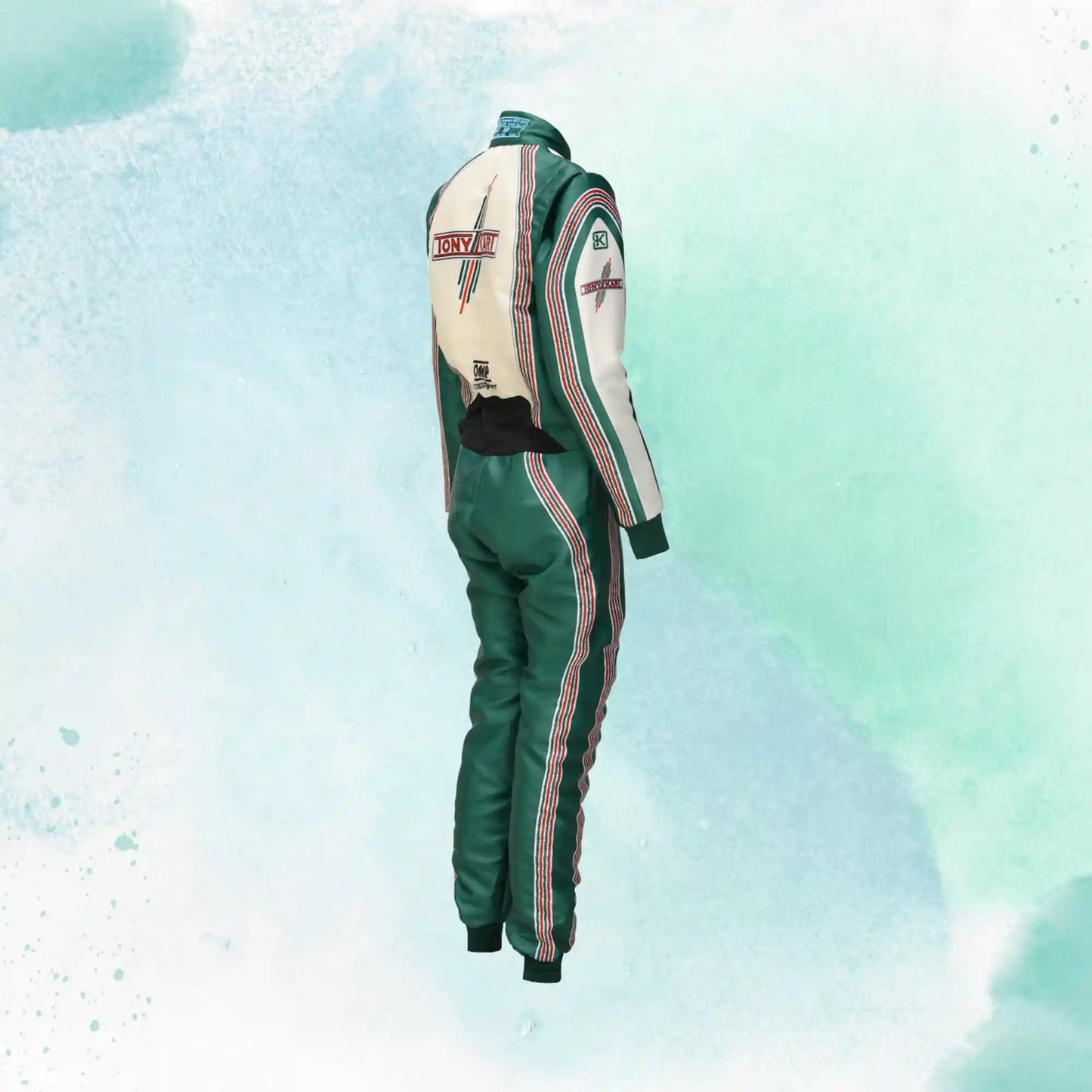 New 2025 Tony Kart Sublimation Printed Overall Replica Go Kart Driver Racing Suit