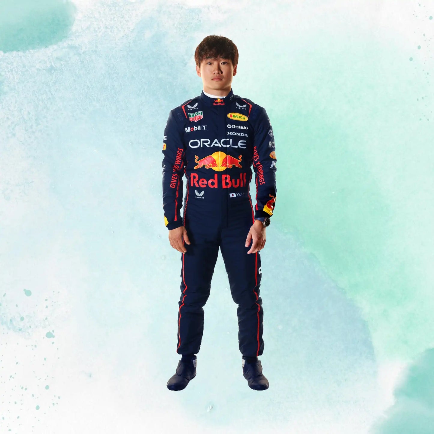 New 2025 Yuki Tsunoda Red Bull Formula One Team Replica F1 Race Suit