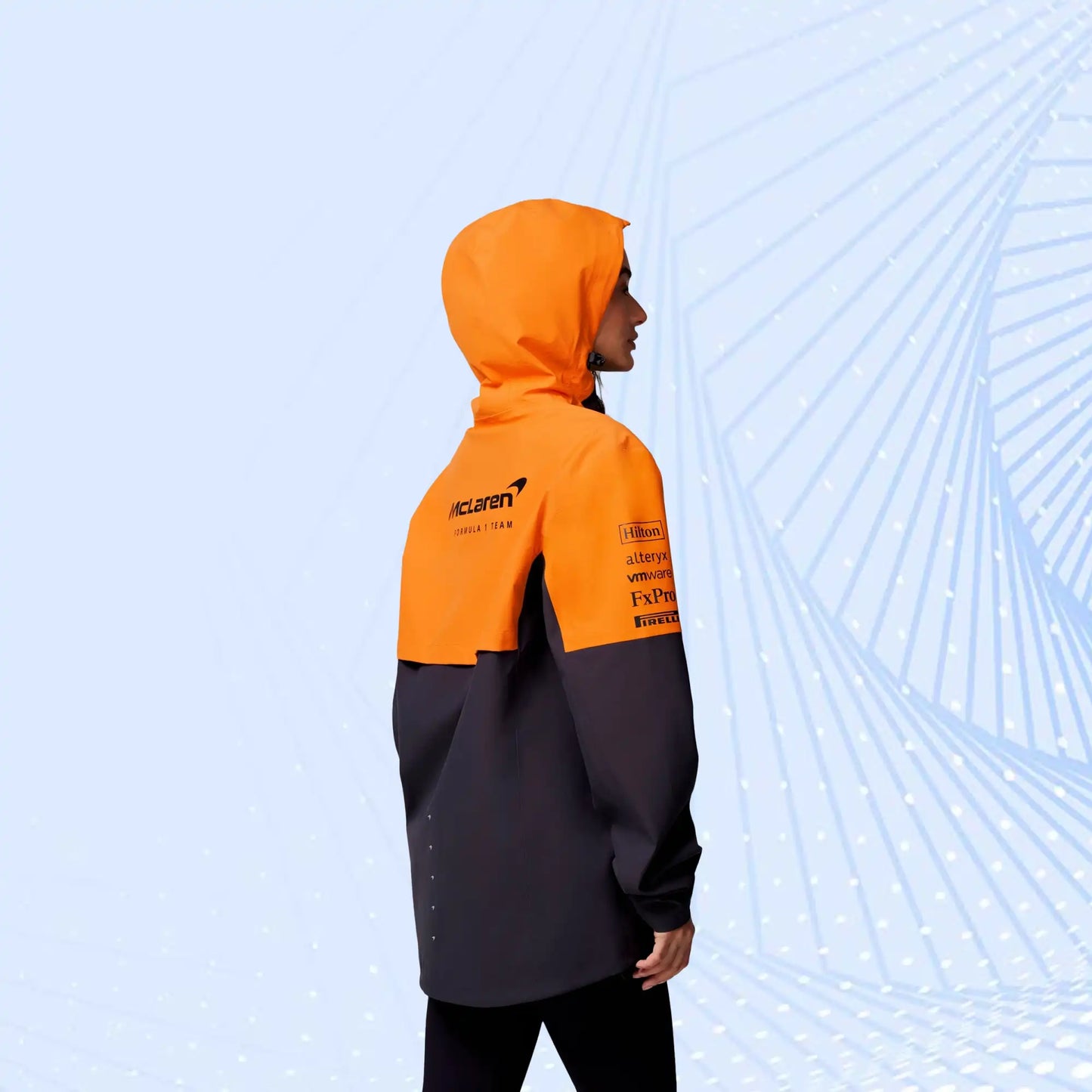 McLaren 2024 Official Teamwear Lightweight Rain Jacket Formula 1