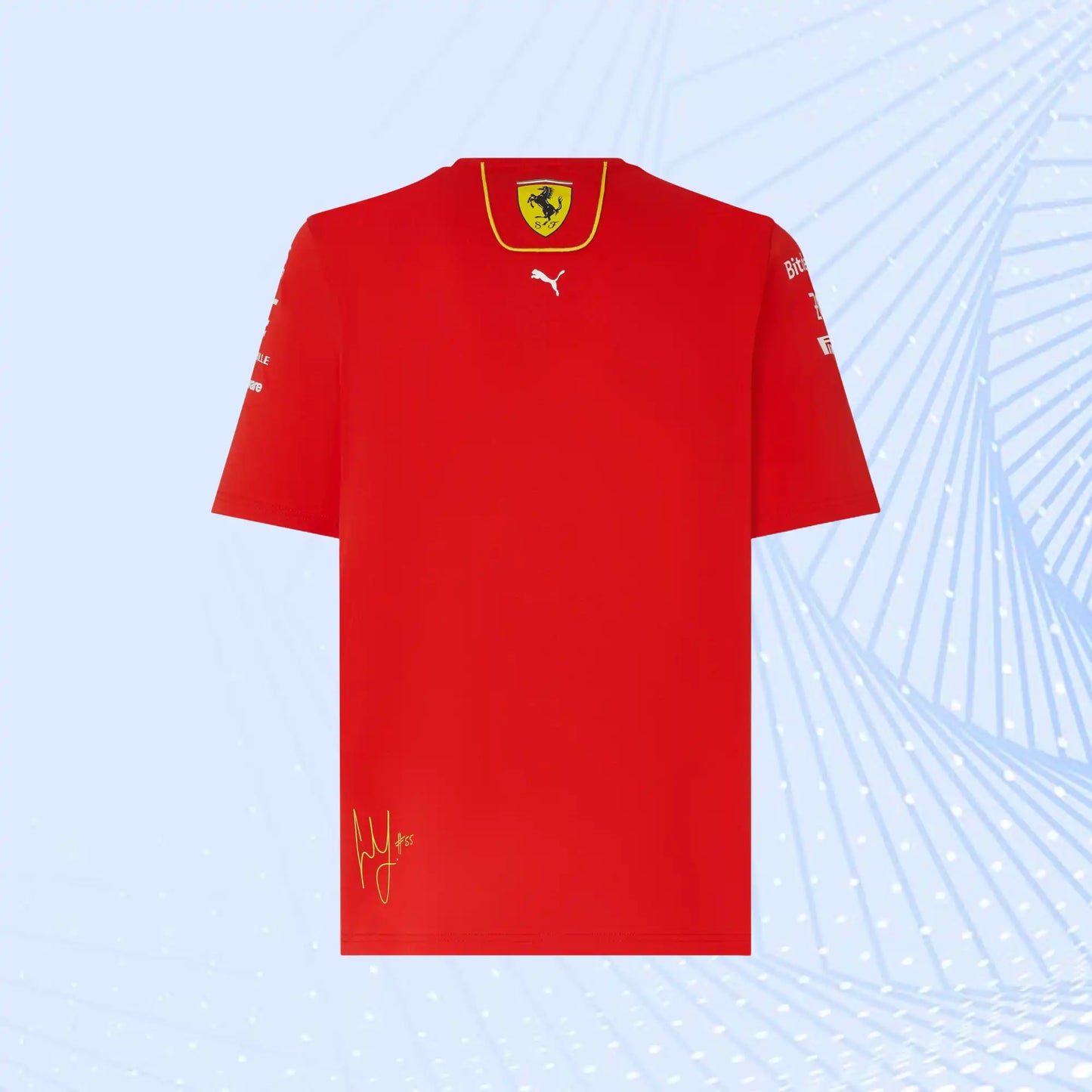2024 Scuderia Ferrari Team Replica Carlos Sainz T-shirt