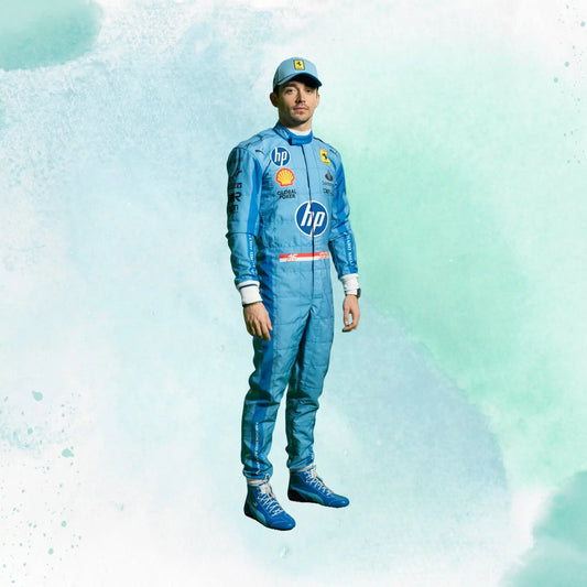 2024 Scuderia Ferrari HP Miami Grand Prix F1 Team Replica Racing Suit