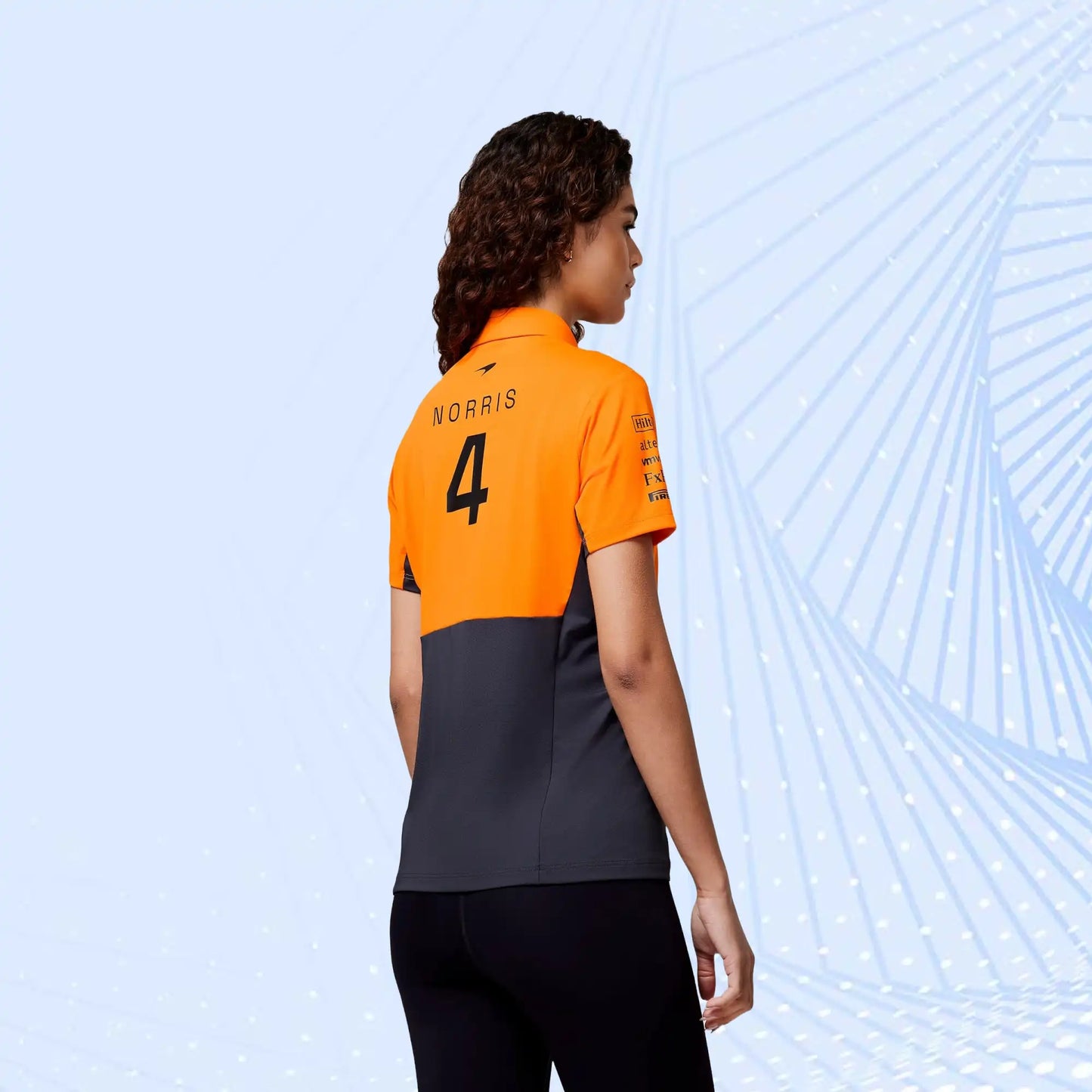 New 2024 Lando Norris McLaren Teamwear Polo Shirt Formula 1