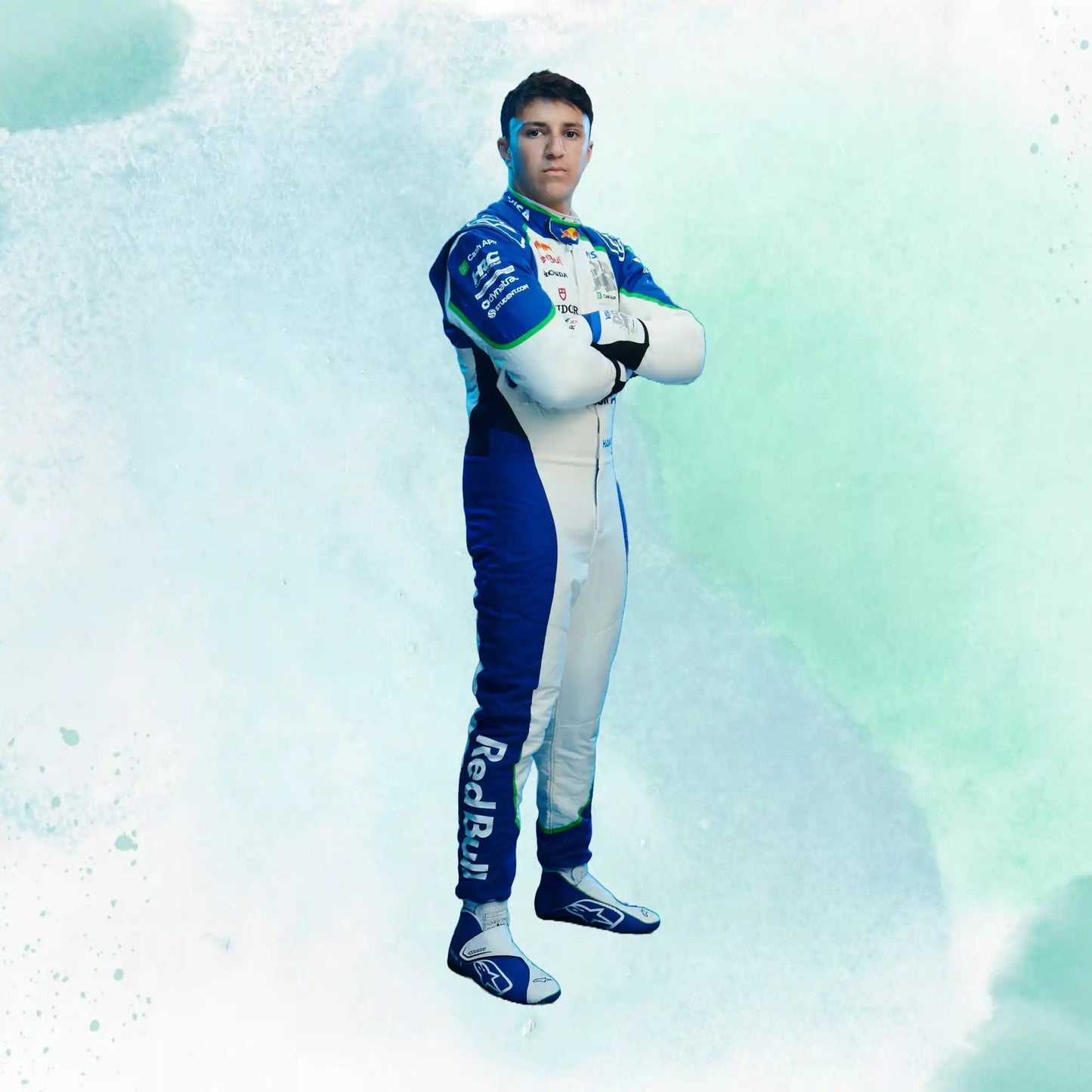 New 2025 Isack Hadjar Visa Cash App RB Formula One Team Replica Racing Suit