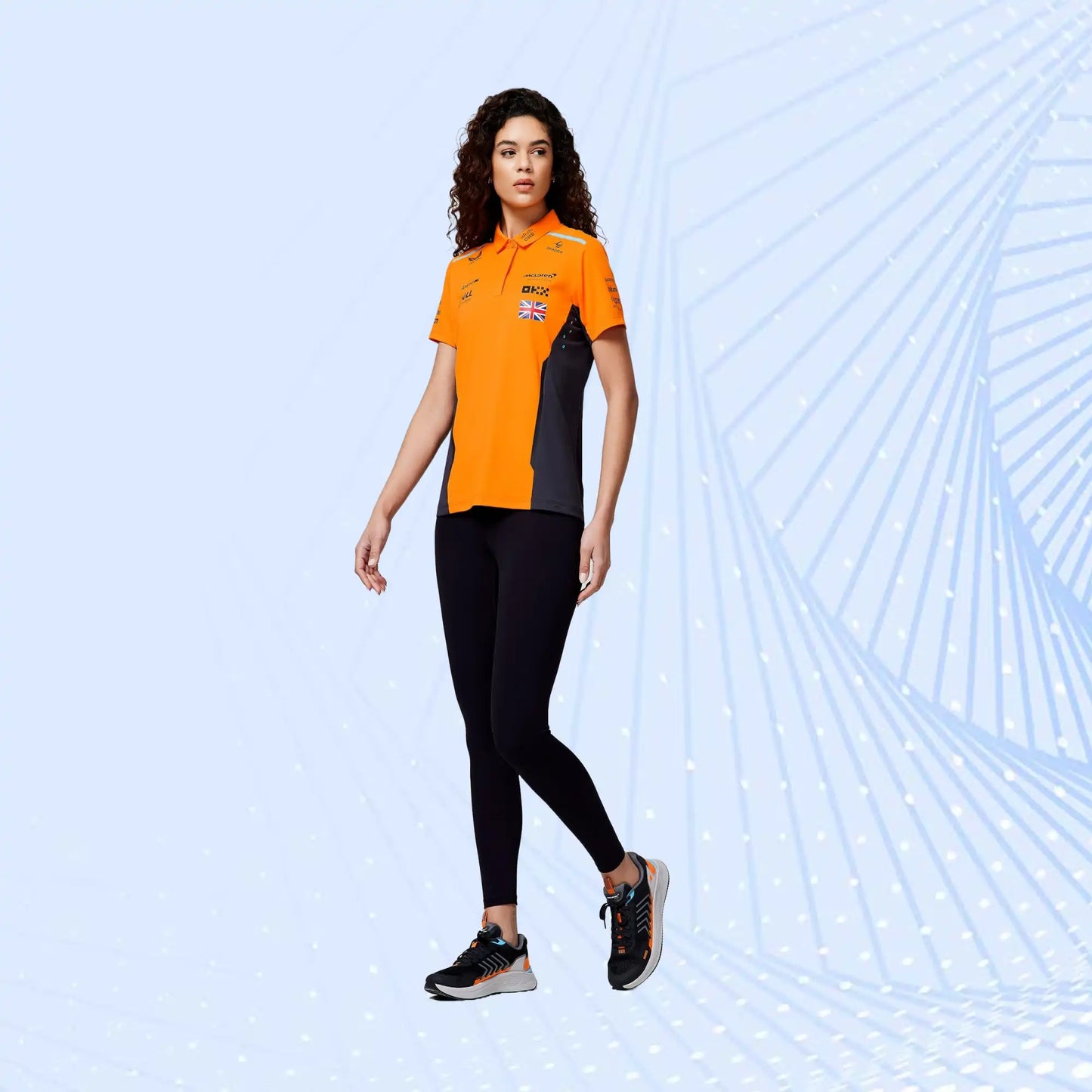 New 2024 Lando Norris McLaren Teamwear Polo Shirt Formula 1