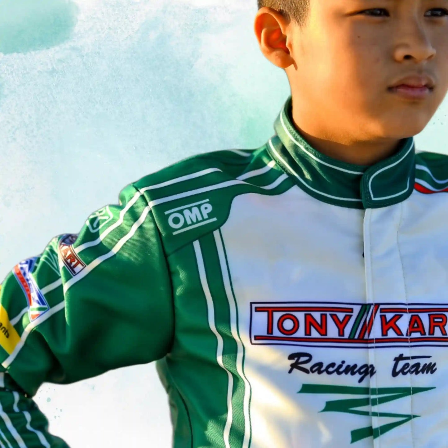 2022 Tony Kart Sublimation Printed Overall Go Kart Driver Replica Racing Suit